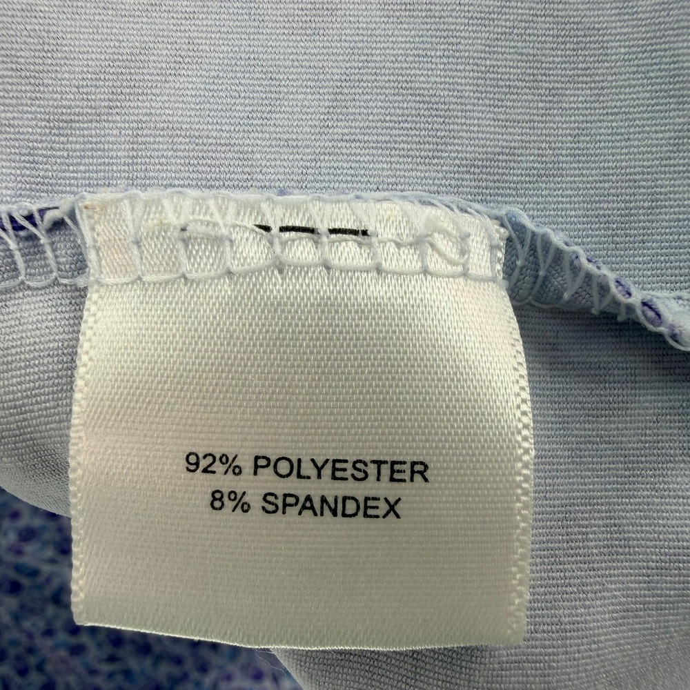 Peter Millar Summer Comfort Mens XL Purple Cocktail Bear Print Golf Polo Shirt - Picture 12 of 15